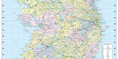 Карта відстань карта Ірландії