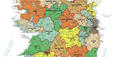 Карта картографічне Ірландії вьюере карт 
