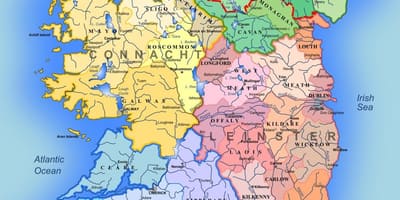 Карта річки Ірландії карта для дітей