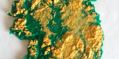 Карта 3D карта Ірландії